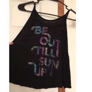 Cropped tank top